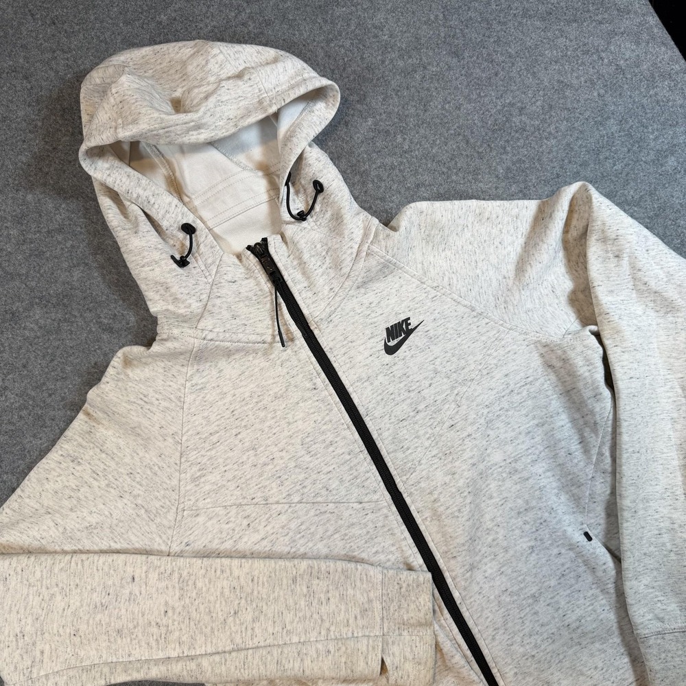 Nike Hoodie Mens Large Gray Tech Fleece Windrunner Full Zip 683794-121